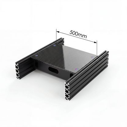 KCLAB Rig Vault — Carbon Edition-500mm Trak Racer Spec Rig Storage Box And Carbon Cover