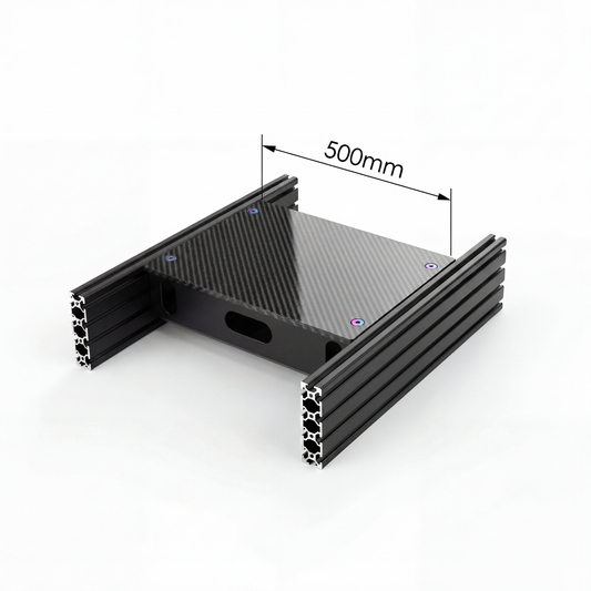 KCLAB Rig Vault — Carbon Edition-500mm Trak Racer Spec Rig Storage Box And Carbon Cover
