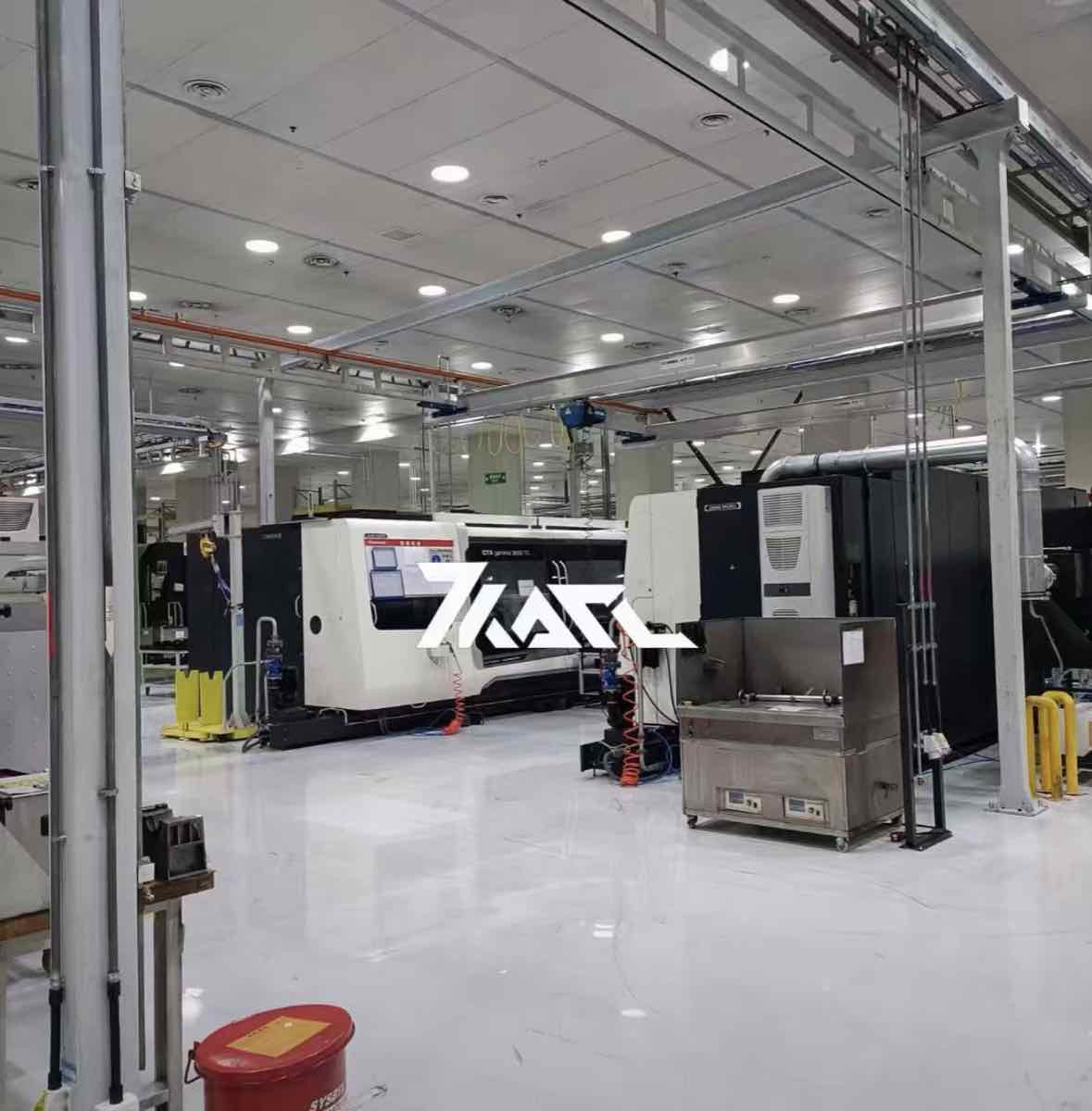 Karl's CNC factory floor with precision machining equipment